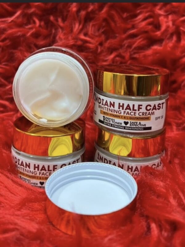 Indian Half Cast 3X Extra Fairness Face and Body Milk, oil and face cream